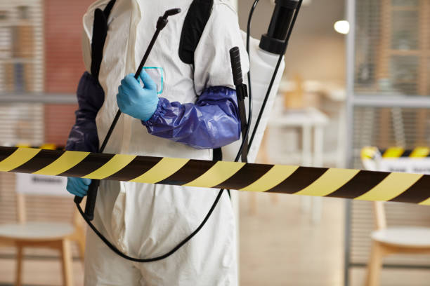 Professional Biohazard Cleanup technician working in South Bend, WA